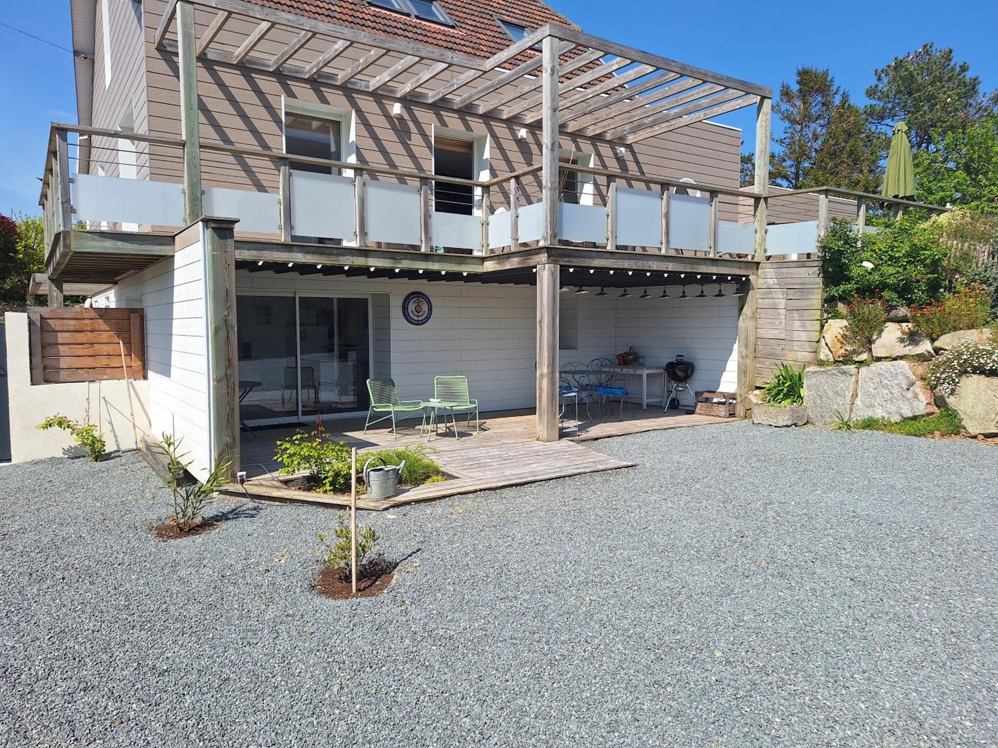 Appartement Moderne Avec Terrasse - Proche Mer Agon-Coutainville Luaran gambar